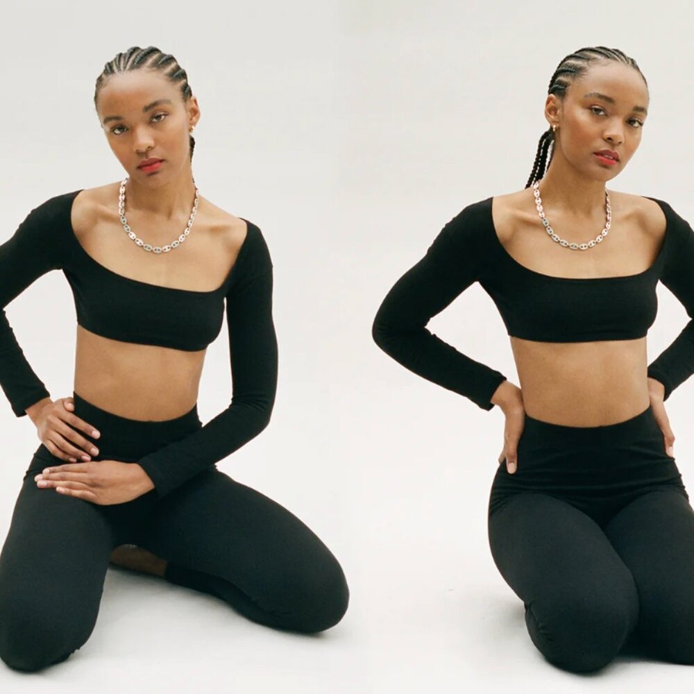 Gil Rodriguez El Tigre Chiquito Crop Top - Black